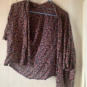 Floral Button Up